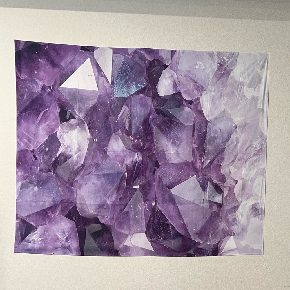 Large amethyst tapestry